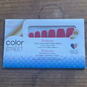 1 set Pedicure 100% Real Nail Polish Strips. Brand new.
